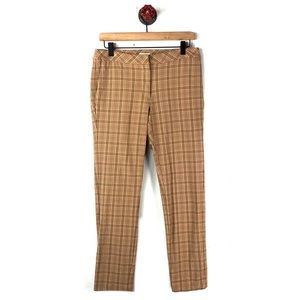 J. Jill 8 Tall pants plaid premium bi-stretch knit